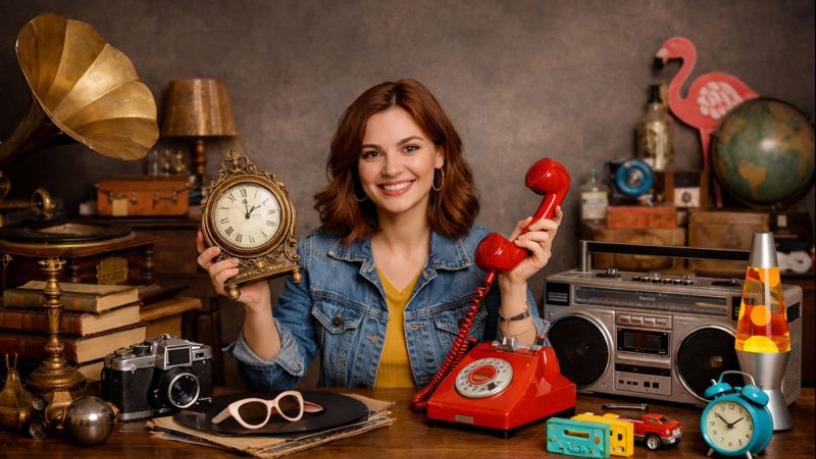 Cristiane Ruon dos Santos explica a diferença entre antiguidades, vintage e retrô.